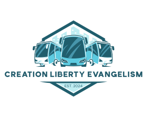 Bus Liner Transportation logo design