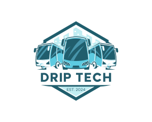 Bus Liner Transportation logo design