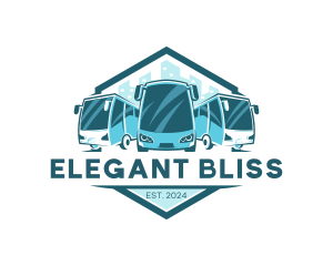 Emblem - Bus Liner Transportation logo design