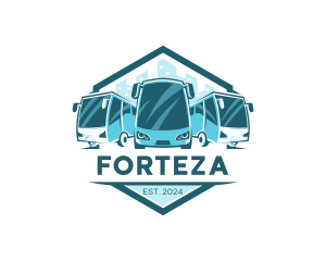 Bus Liner Transportation logo design