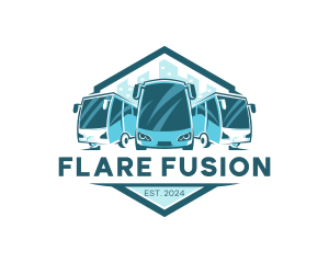 Bus Liner Transportation logo design