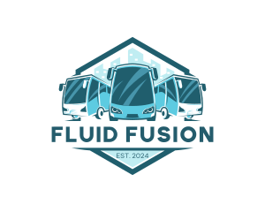 Bus Liner Transportation logo design