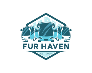 Bus Liner Transportation logo design