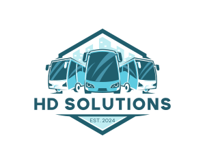 Bus Liner Transportation logo design