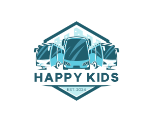 Bus Liner Transportation logo design