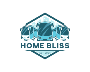 Bus Liner Transportation logo design