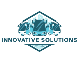 Bus Liner Transportation logo design