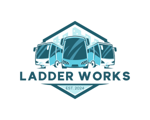 Bus Liner Transportation logo design