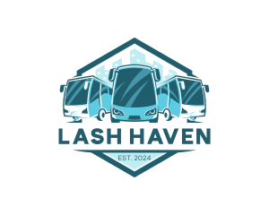 Bus Liner Transportation logo design