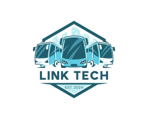 Bus Liner Transportation logo design