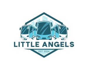 Bus Liner Transportation logo design