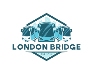 Bus Liner Transportation logo design