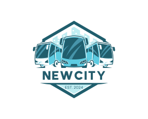 Bus Liner Transportation logo design