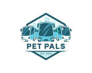 Bus Liner Transportation logo design