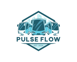 Bus Liner Transportation logo design