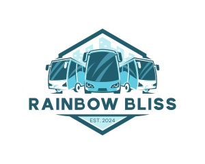 Bus Liner Transportation logo design