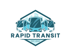 Bus - Bus Liner Transportation logo design