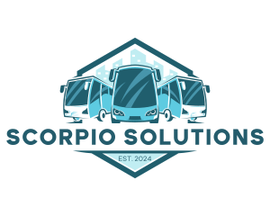 Bus Liner Transportation logo design