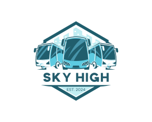 Bus Liner Transportation logo design