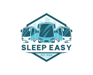 Bus Liner Transportation logo design