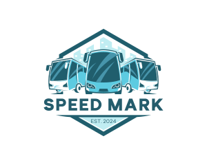 Bus Liner Transportation logo design