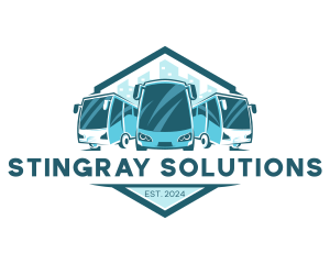 Bus Liner Transportation logo design