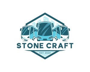 Bus Liner Transportation logo design