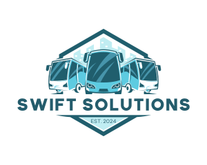 Bus Liner Transportation logo design