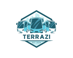 Bus Liner Transportation logo design