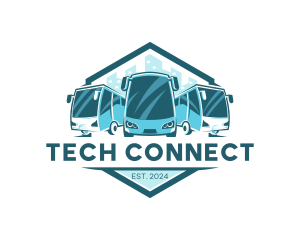 Liner - Bus Liner Transportation logo design