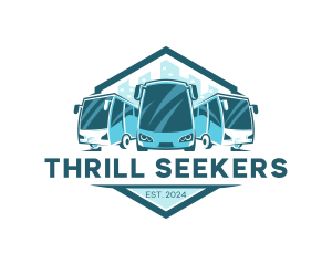 Bus Liner Transportation logo design