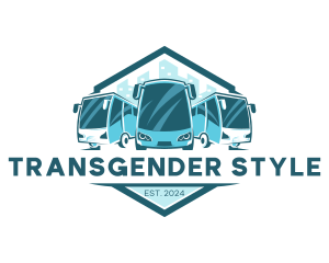 Bus Liner Transportation logo design