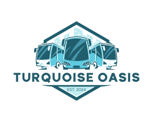 Bus Liner Transportation logo design