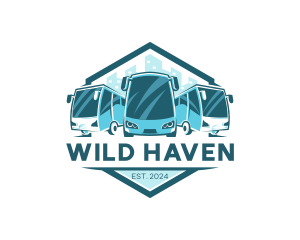 Bus Liner Transportation logo design