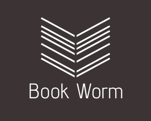 Book - Arrow Line Book logo design