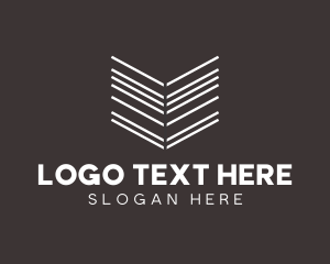 Arrow - Arrow Line Book logo design