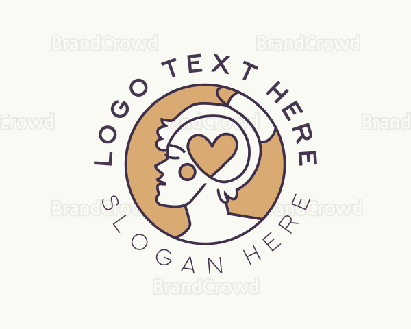 Woman Mental Wellness Logo