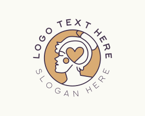 Neurobiology - Woman Mental Wellness logo design