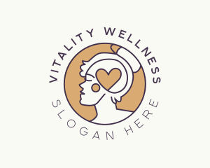 Woman Mental Wellness logo design