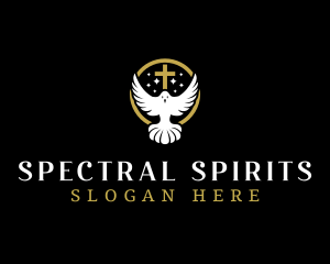 Spirit Dove Cross logo design