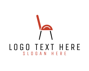 Dining Chair - Office Chair Furniture logo design