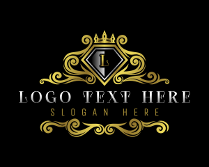 High End - Crown Royal Crest logo design