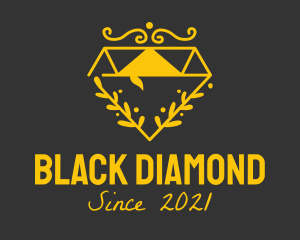 Golden Diamond Vine logo design