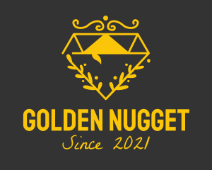 Golden Diamond Vine logo design