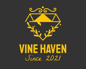 Golden Diamond Vine logo design