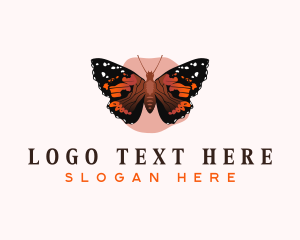 Map - Hawaii Butterfly Insect logo design