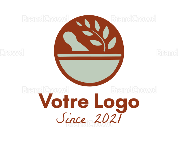 Spice Mortar and Pestle Logo