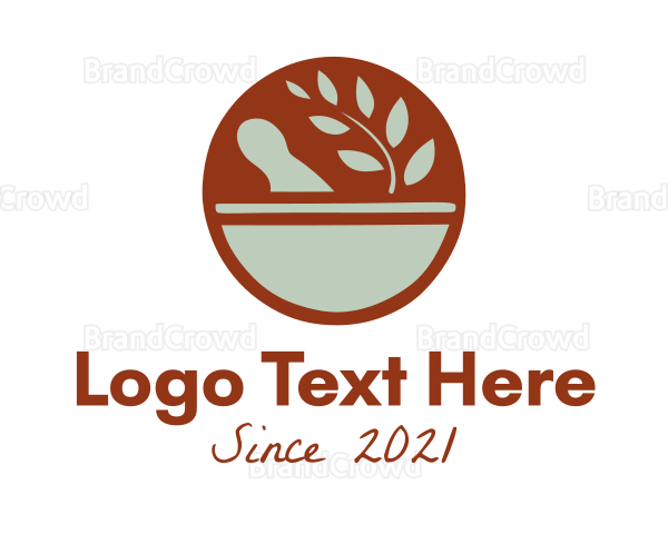 Spice Mortar and Pestle Logo