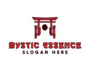 Symbolic - Japanese Torii Arch logo design