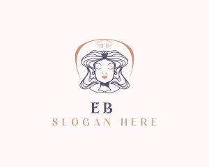 Harstyling - Woman Beauty Hairstyling logo design